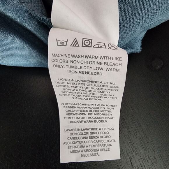 J. Crew Stone Blue Dolphin Cut Elastic Waist Athletic Shorts | Women's 16 - Picture 8 of 8